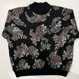 Vintage Paisley Design Sweater Women’s Medium
